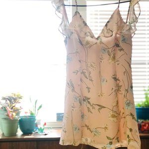 Etophe Studios Dress Light Pink Floral Print Size M